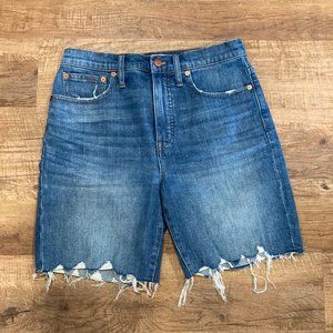 Madewell High-Rise Mid-Length Denim Shorts